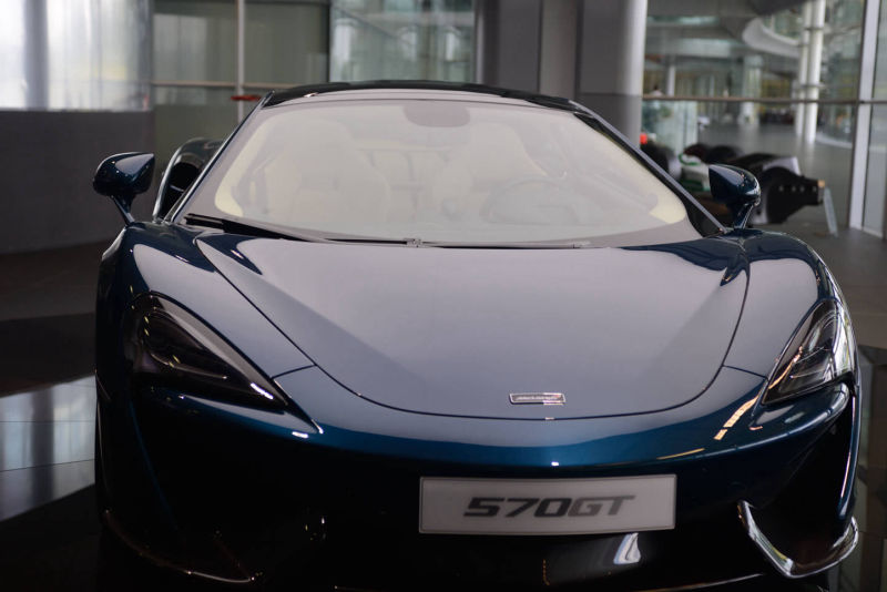 McLaren 570GT Displayed at McLaren Future Farm Productions